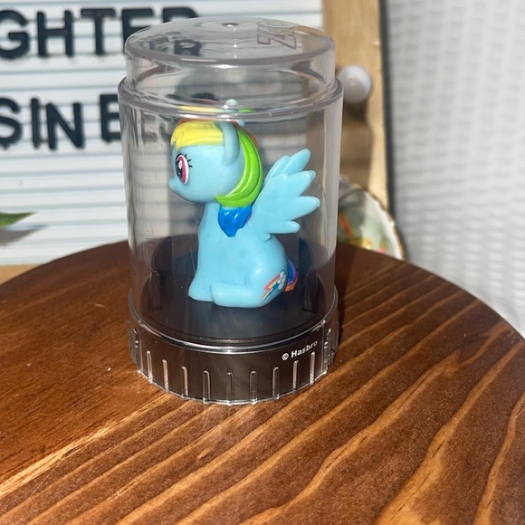 My Little Pony MLP RAINBOW DASH 1.5" Figurine good2grow Stackable PODZ TOPPER - Picture 4 of 6